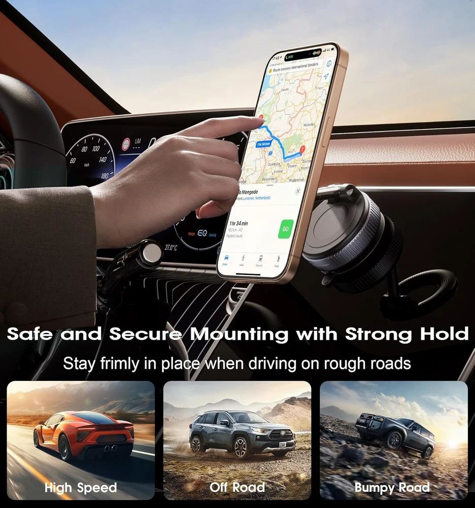Adjustable Vacuum Magnetic Phone Holder