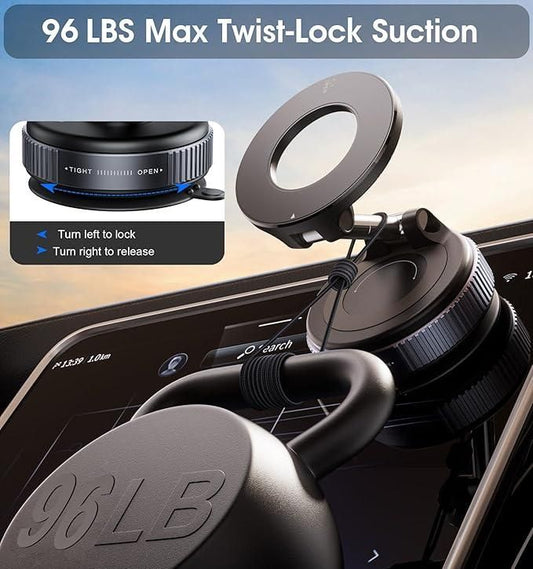 Adjustable Vacuum Magnetic Phone Holder
